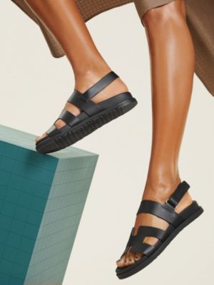 Genius sandal - Black | Hermès USA